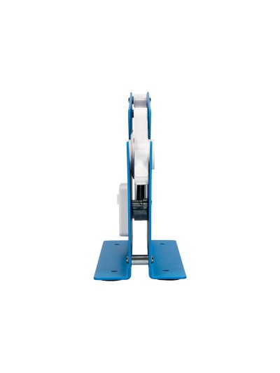 Maquina cierra bolsa q-connect metalica pintada color azul