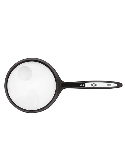 Lupa q-connect cristal bifocal 62 mm mango curvo