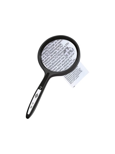 Lupa q-connect cristal bifocal 62 mm mango curvo