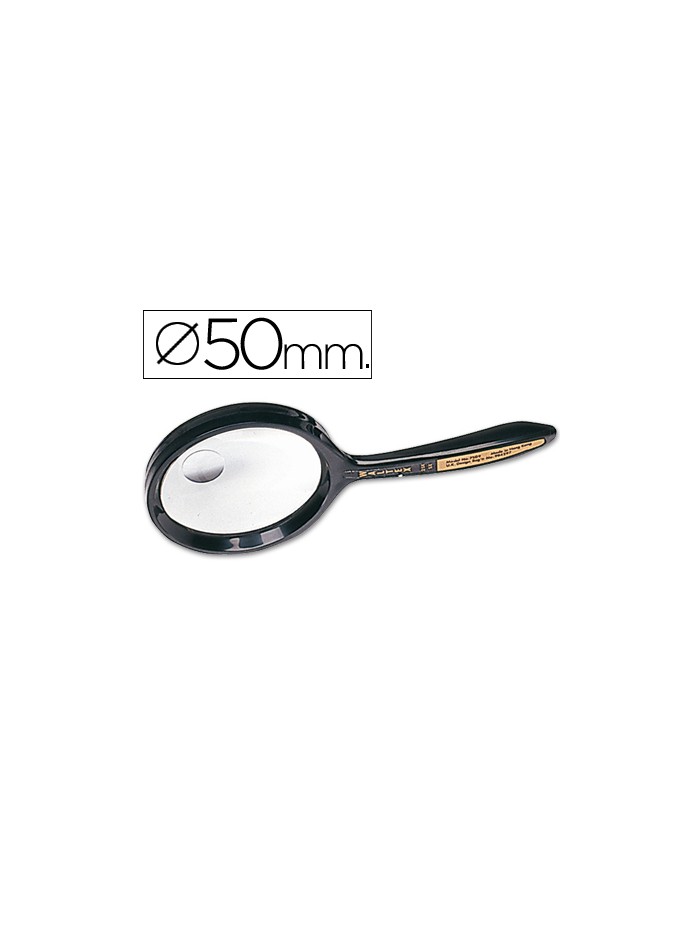 Lupa q-connect cristal bifocal 50 mm mango curvo Lupa q-connect cristal bifocal 50 mm mango curvo