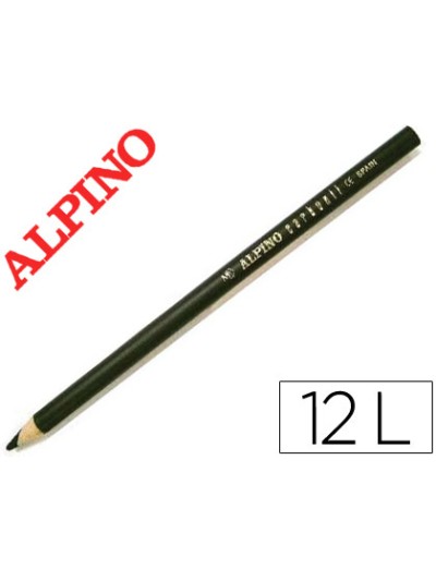 Lapices alpino carbonil caja de 12 unidades