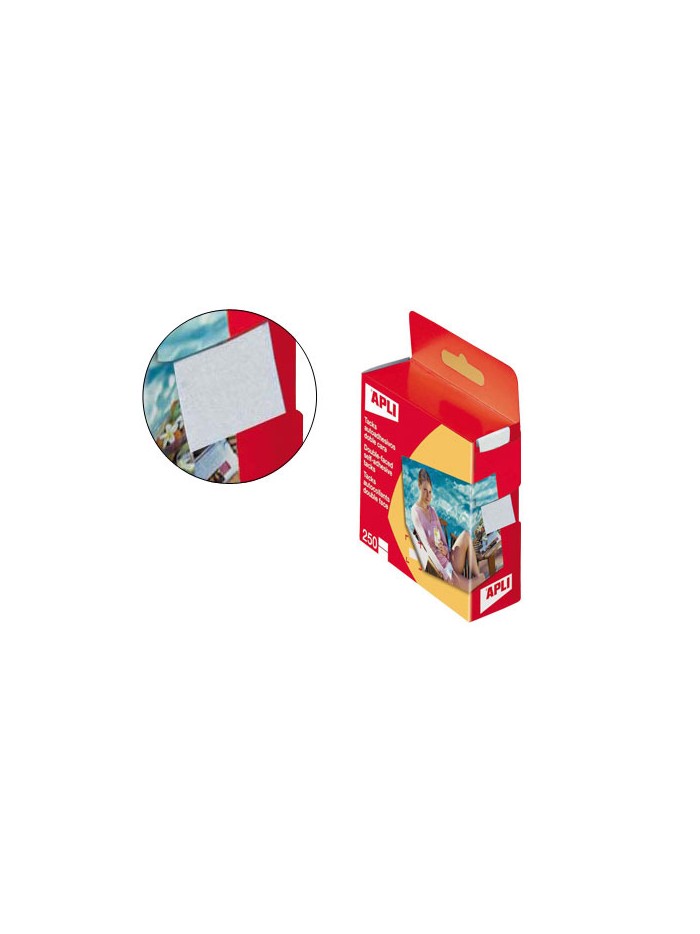 Tacks autoadhesivos apli 2 caras caja de 250 unidades Tacks autoadhesivos apli 2 caras caja de 250 unidades