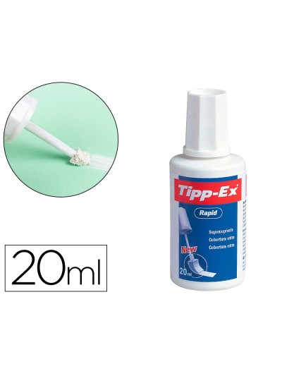 Corrector tipp-ex aplicador espuma bote 20 ml