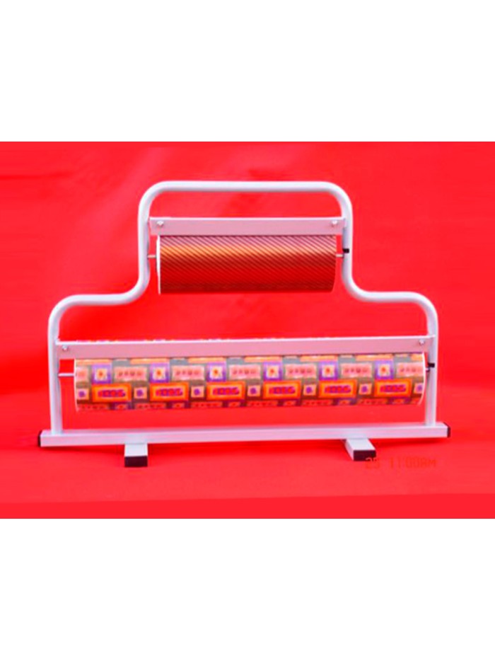Portarrollo metal mostrador corta papel para bobinas de 62-31 cm Portarrollo metal mostrador corta papel para bobinas de 62-31 cm