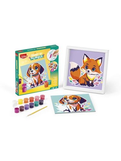 Juego maped creativ pinta por numeros perro/zorro