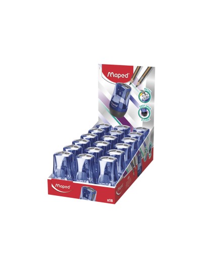 Sacapuntas maped metalico tonic 2 usos con deposito
