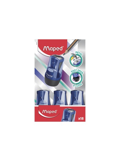 Sacapuntas maped metalico tonic 1 uso con deposito