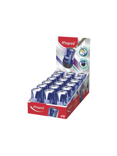 Sacapuntas maped metalico tonic 1 uso con deposito