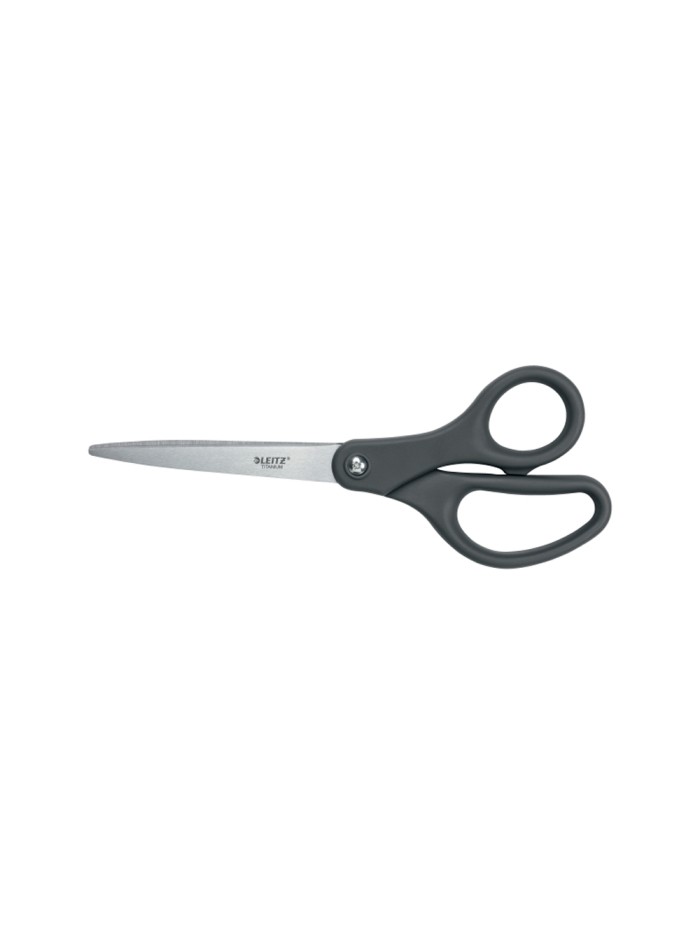 Tijera oficina leitz 20,5 cm titanio color gris oscuro Tijera oficina leitz 20,5 cm titanio color gris oscuro