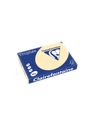 Papel color trophee a3 80gr arena pastel paquete de 500 hojas