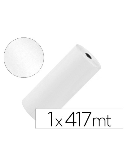 Papel kraft liderpapel blanco bobina 1 mt x 417 mt especial para embalaje peso 25 kg