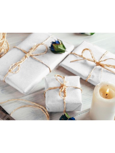 Papel kraft liderpapel blanco bobina 1 mt x 417 mt especial para embalaje peso 25 kg