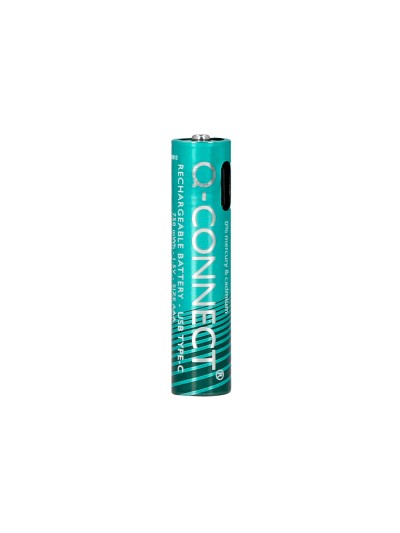Pila q-connect aaa recargable por usb-c blister de 4 unidades