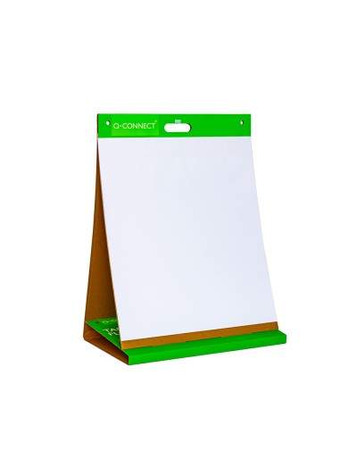 Bloc congreso q-connect liso autoadhesivo sobremesa 508x584 mm 20 hojas papel blanco de 75g/m2 fsc
