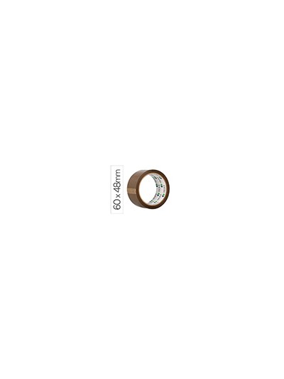 Cinta adhesiva greening polipropileno havana 60 mt x 48 mm para embalaje