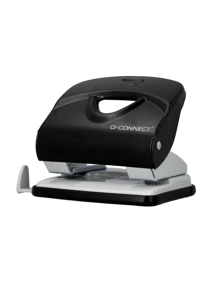 Taladrador q-connect kf14220 negro abertura 2,7 mm capacidad 30 hojas Taladrador q-connect kf14220 negro abertura 2,7 mm capacidad 30 hojas