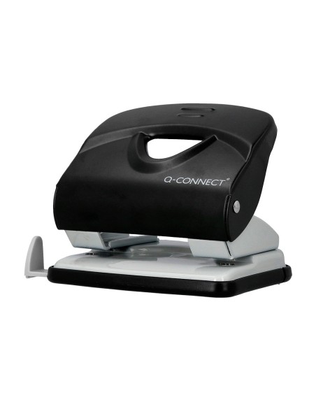 Taladrador q-connect kf14220 negro abertura 2,7 mm capacidad 30 hojas