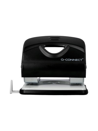 Taladrador q-connect kf14220 negro abertura 2,7 mm capacidad 30 hojas