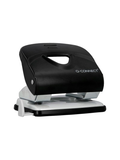 Taladrador q-connect kf14220 negro abertura 2,7 mm capacidad 30 hojas