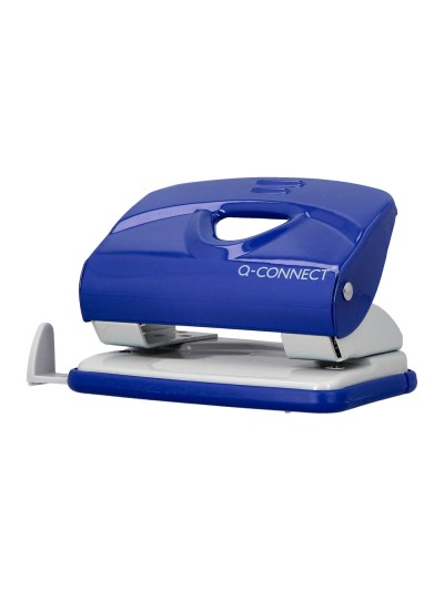 Taladrador q-connect kf14218 azul abertura 2 mm capacidad 20 hojas