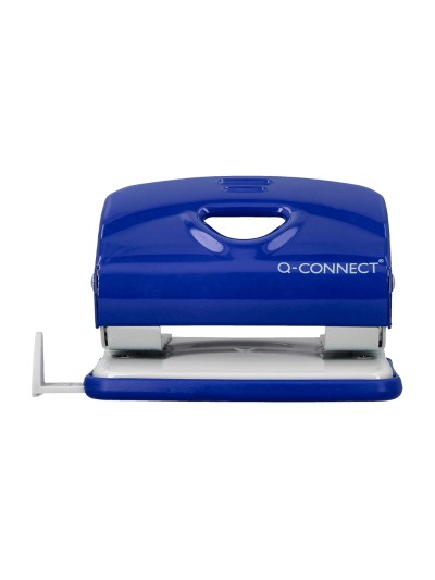 Taladrador q-connect kf14218 azul abertura 2 mm capacidad 20 hojas