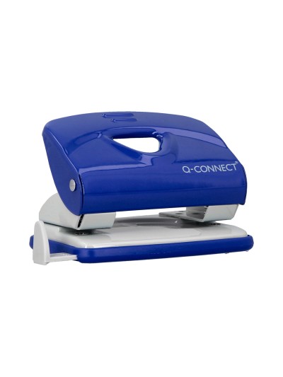Taladrador q-connect kf14218 azul abertura 2 mm capacidad 20 hojas