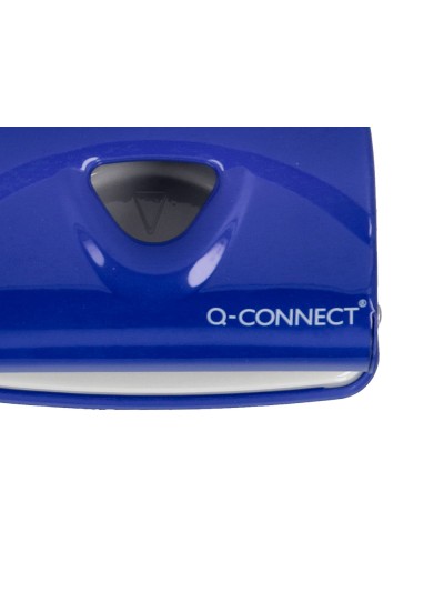 Taladrador q-connect kf14218 azul abertura 2 mm capacidad 20 hojas