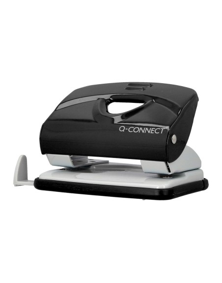Taladrador q-connect kf14217 negro abertura 2 mm capacidad 20 hojas
