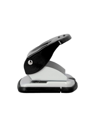 Taladrador q-connect kf14217 negro abertura 2 mm capacidad 20 hojas