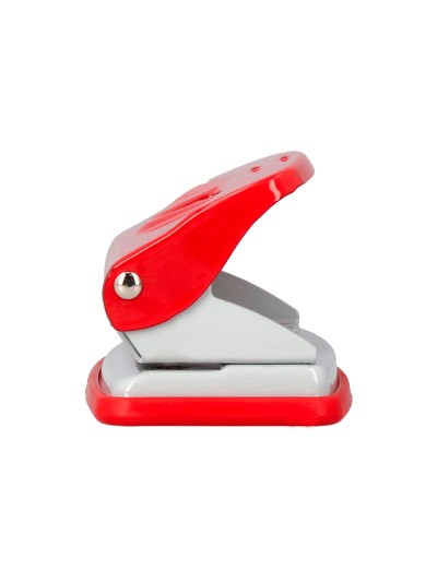 Taladrador q-connect kf14216 rojo abertura 1 mm capacidad 10 hojas