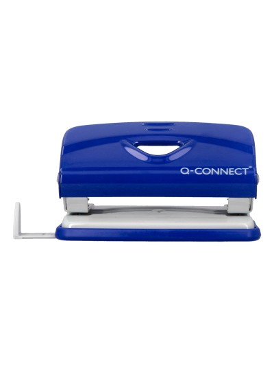 Taladrador q-connect kf14215 azul abertura 1 mm capacidad 10 hojas