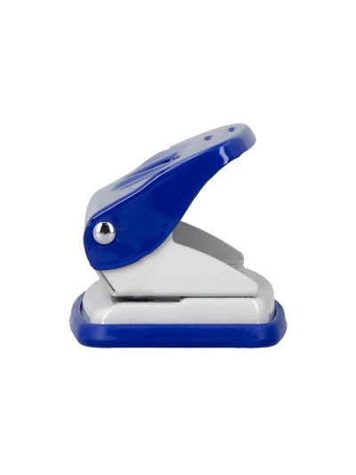 Taladrador q-connect kf14215 azul abertura 1 mm capacidad 10 hojas