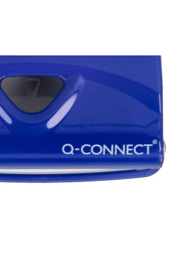 Taladrador q-connect kf14215 azul abertura 1 mm capacidad 10 hojas