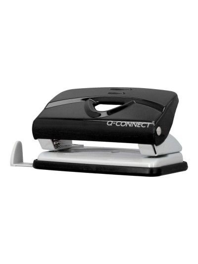 Taladrador q-connect kf14214 negro abertura 1 mm capacidad 10 hojas