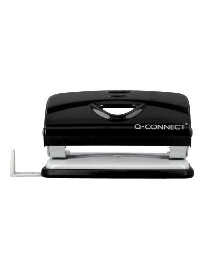 Taladrador q-connect kf14214 negro abertura 1 mm capacidad 10 hojas