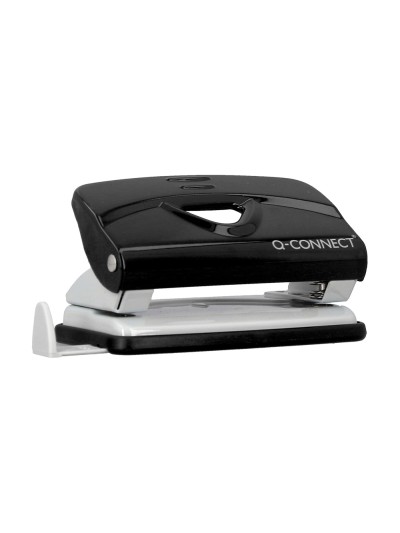 Taladrador q-connect kf14214 negro abertura 1 mm capacidad 10 hojas