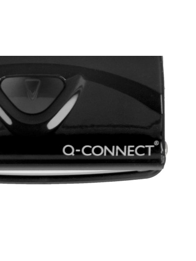 Taladrador q-connect kf14214 negro abertura 1 mm capacidad 10 hojas