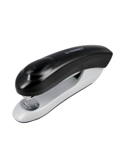 Grapadora q-connect kf14207 plastico abs negra capacidad 20 hojas
