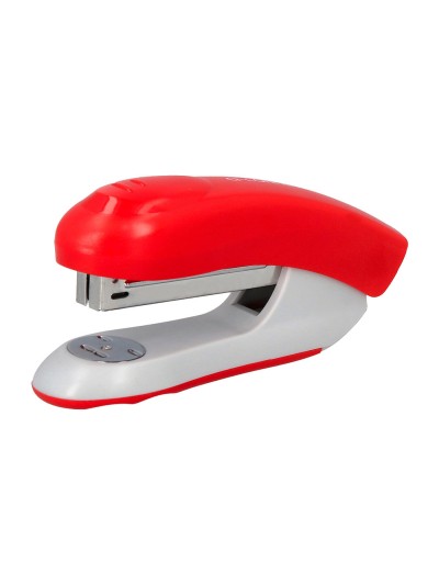 Grapadora q-connect kf14206 plastico abs roja capacidad 20 hojas