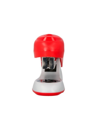 Grapadora q-connect kf14206 plastico abs roja capacidad 20 hojas