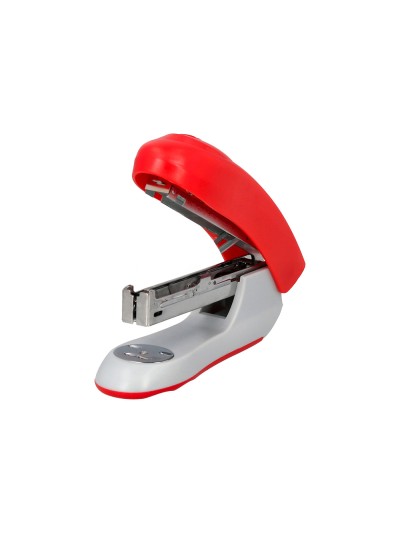 Grapadora q-connect kf14206 plastico abs roja capacidad 20 hojas