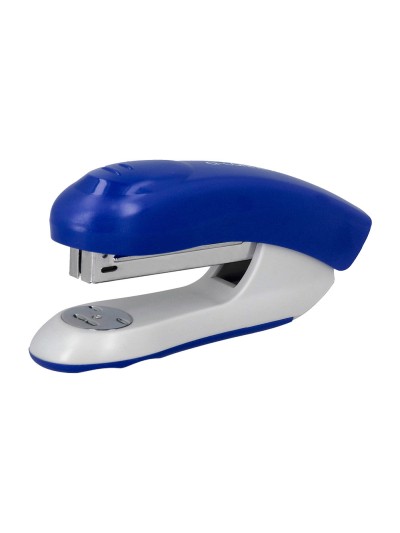 Grapadora q-connect kf14205 plastico abs azul capacidad 20 hojas