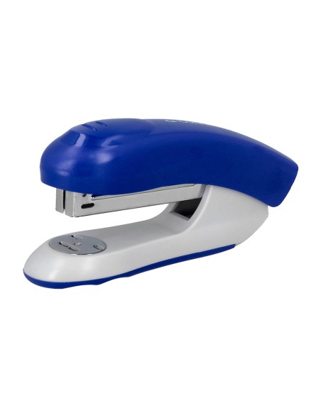 Grapadora q-connect kf14205 plastico abs azul capacidad 20 hojas