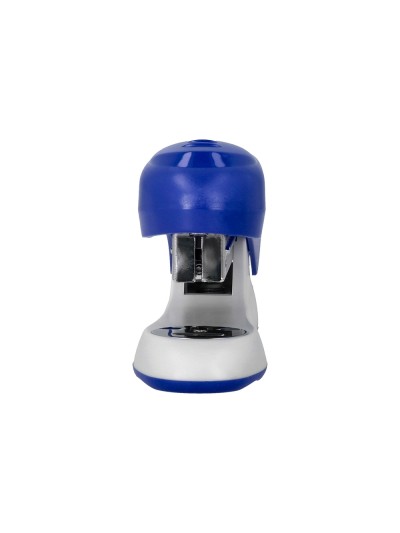 Grapadora q-connect kf14205 plastico abs azul capacidad 20 hojas