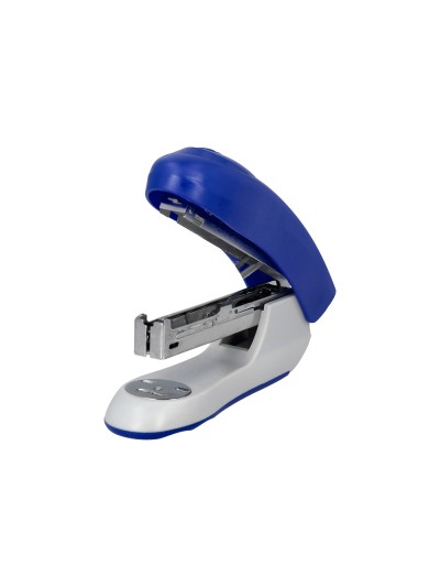 Grapadora q-connect kf14205 plastico abs azul capacidad 20 hojas