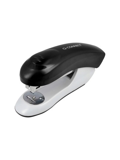 Grapadora q-connect kf14204 plastico abs negra capacidad 20 hojas