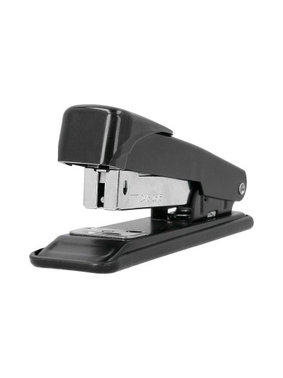Grapadora greening metalica color negro capacidad 30 hojas usa grapas 24/6 y 26/6