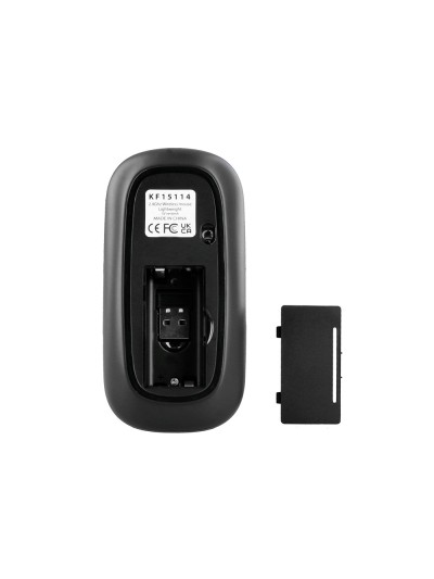 Raton q-connect optico inalambrico silencioso dpi 800/1200/1600 pilas aaa negro