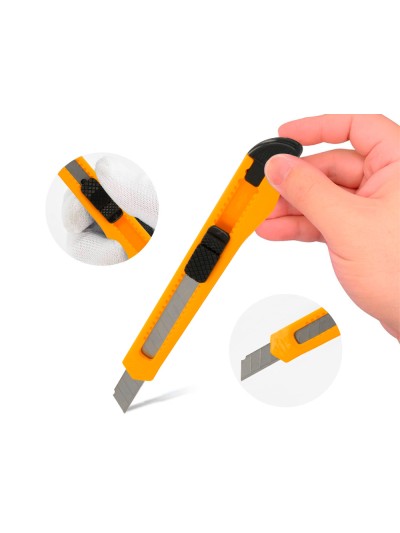 Cuter q-connect plastico estrecho cuchilla 9 mm xd-05