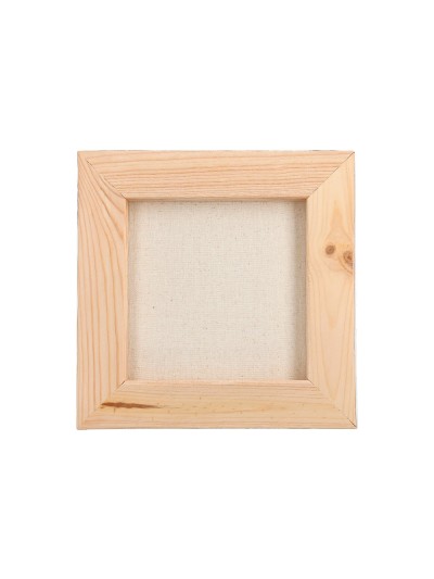 Bastidor lidercolor lienzo grapado lateral algodon 100% 12x12 cm